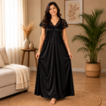 Black-Lace-Maxi-Nighty